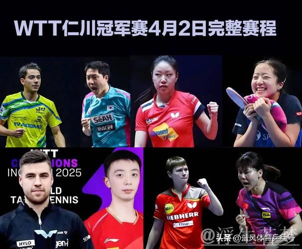 中国乒乓球队4人晋级WTT仁川冠军赛16强